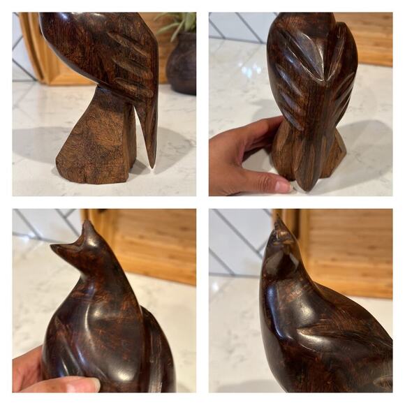 Vintage Ironwood Seri Quail Hand carved Sculpture, Kino Indians of Mexico 9” - Picture 7 of 8